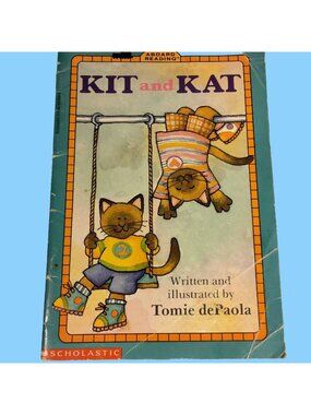 Scholastic Kit and Kat All Aboard Reading Early Readers 1986